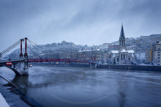 Lyon sous la Neige (1)