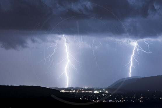 Double foudroiement en vallée du Rhône