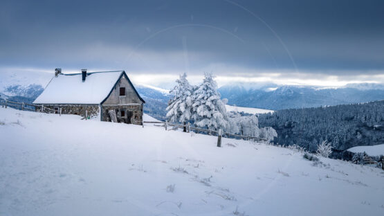 Ferme sur les hauteurs du Guery